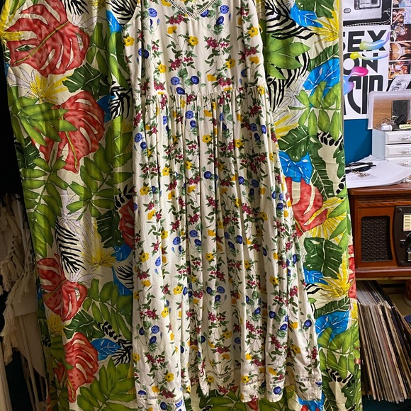 Floral Sun Dress with Slip - Picture 2 of 5